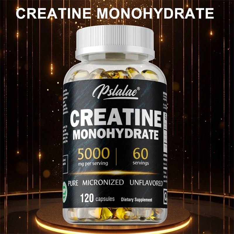 Pre Workout Supplement - Cápsula monohidratada de creatina: mejora la