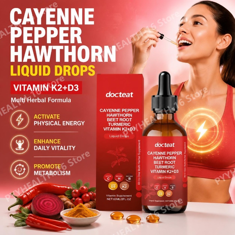 Vitamin D3 K2 Drop - Gotas Líquidas de Vitamina K2+D3 Docteat