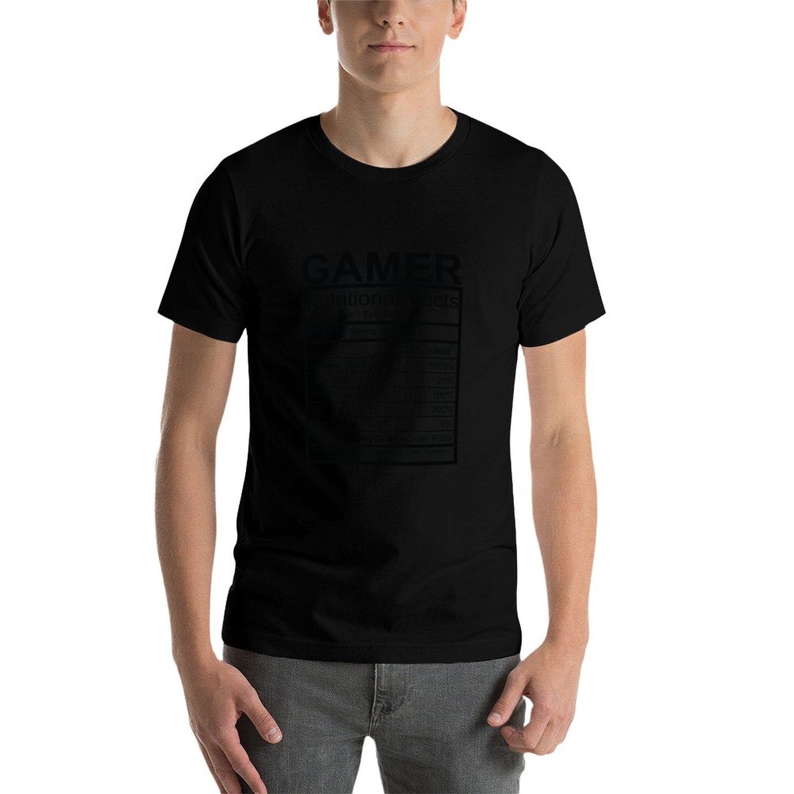 Camiseta con tabla de informac - Nutrition Fitness reseña y precio