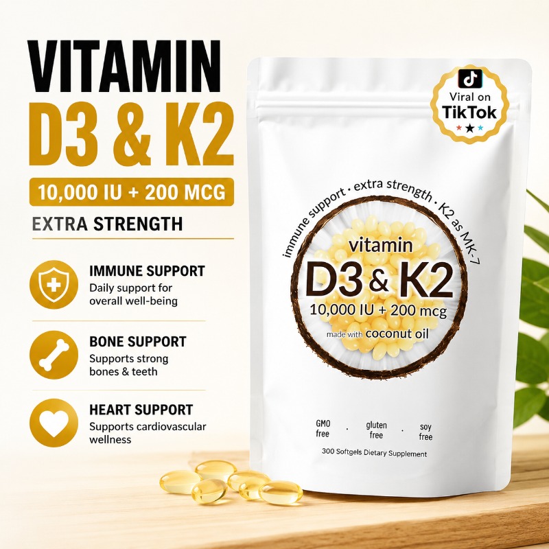 Vitamina D3 10000 UI + K2 MK-7 - Vitamin D3 K2 Drop reseña y precio