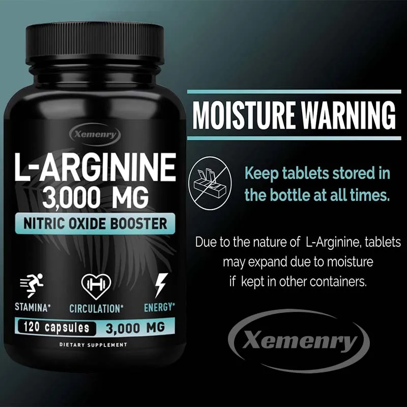 L-Arginina 3000mg - para sopor - Pre Workout Supplement reseña y precio